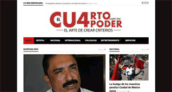 Desktop Screenshot of elcuartopoder.com.mx